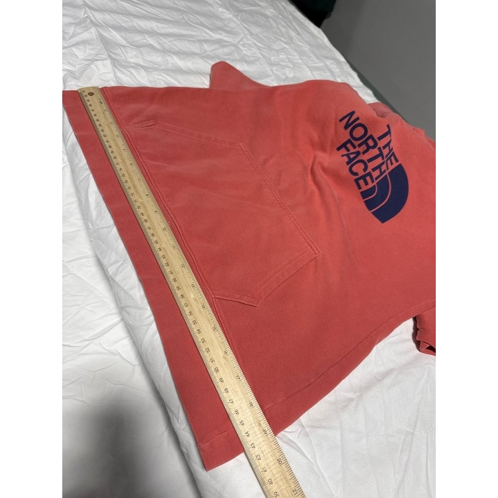 The North Face Mens Red Pullover Logo Hoodie Size M B3-000 - Picture 4 of 6